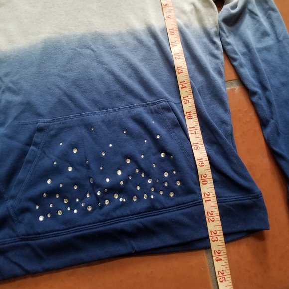 VENUS Blue and Grey Hoodie - Picture 3 of 11